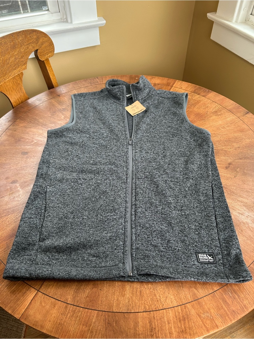Woman’s NWT fleece zipper vest by Eddie Bauer